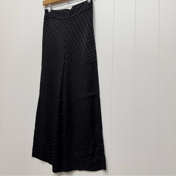 Madewell Wide Leg Drapey Jacquard Huston Pull On Crop Pants Size XS NWT - Picture 3 of 11
